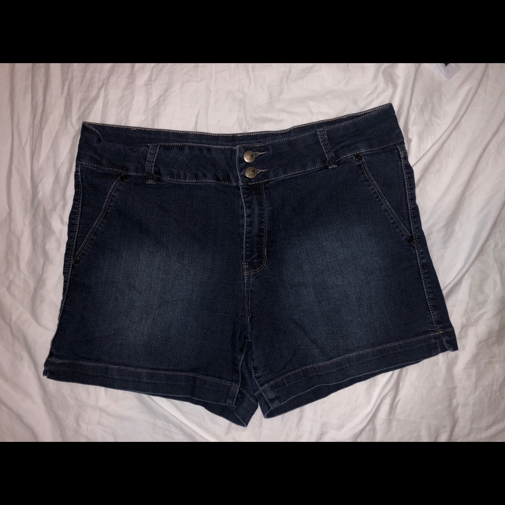 Denim shorts